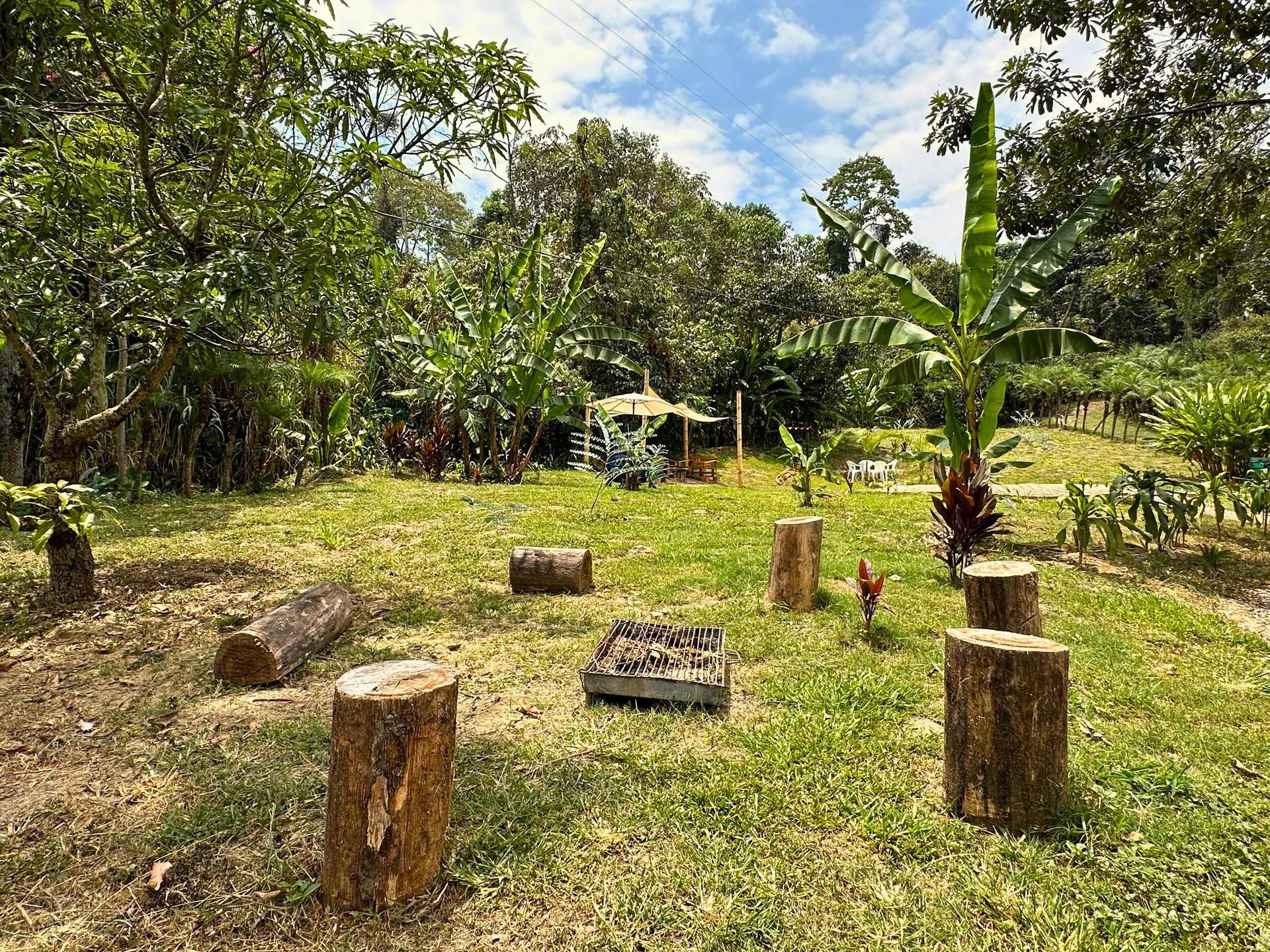 Camping area at El Nido Andino, a coffee farm surrounded by nature in La Mesa, Cundinamarca