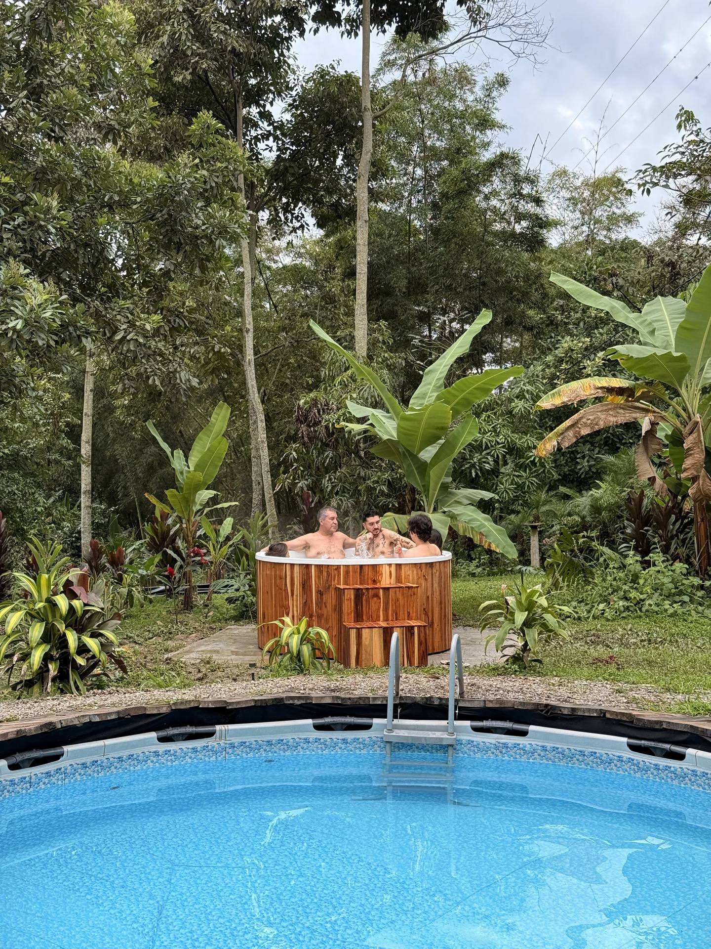 Pool and jacuzzi at El Nido Andino