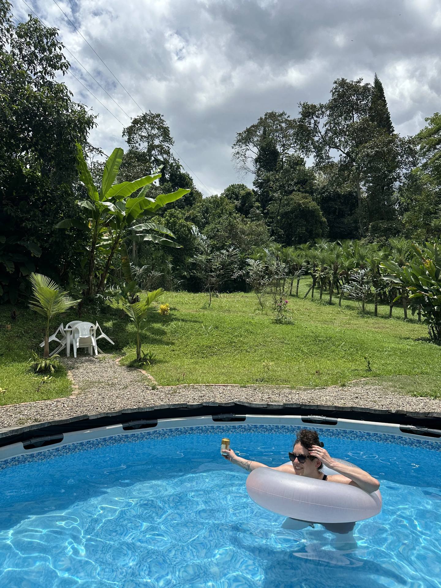 The pool at El Nido Andino