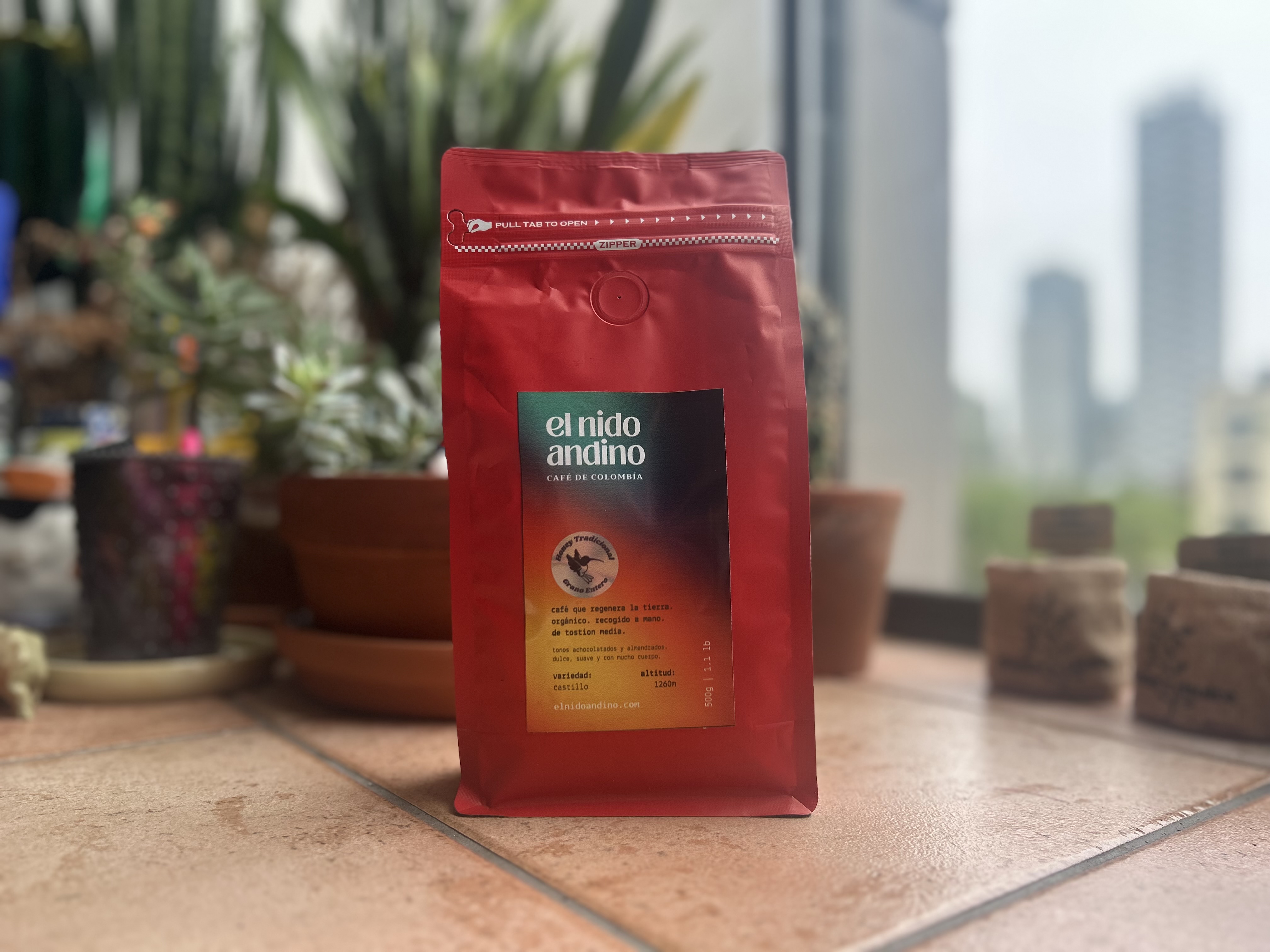 El Nido Andino Pergamino (parchment) coffee
